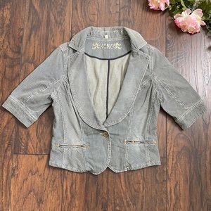 Croft & Barrow Blue and White Blazer